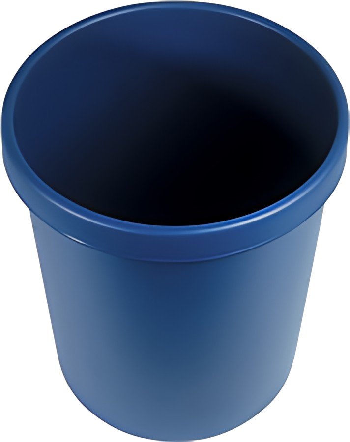 helit Corbeille à papier "the german", 45 litres, PE, rouge