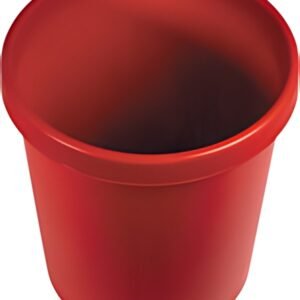 helit Corbeille à papier "the german", 30 litres, PE, rouge