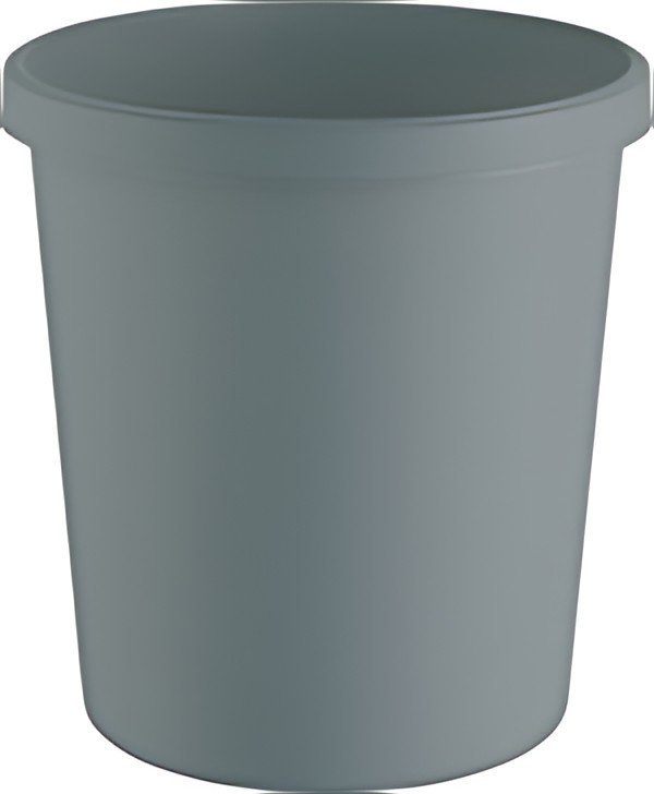 helit Corbeille à papier "the green german", 18 L,gris clair