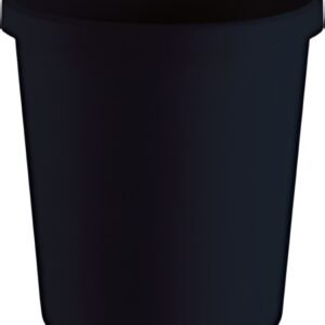 helit Corbeille à papier "the green german", 18 L, noir