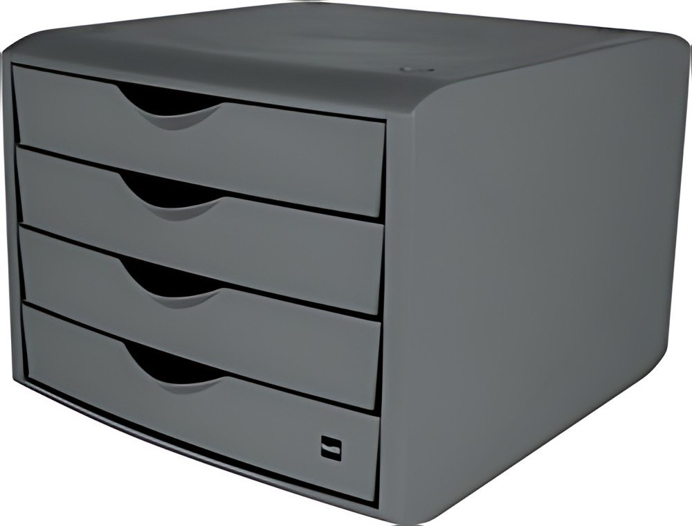 helit Module de classement "the green chameleon", gris clair