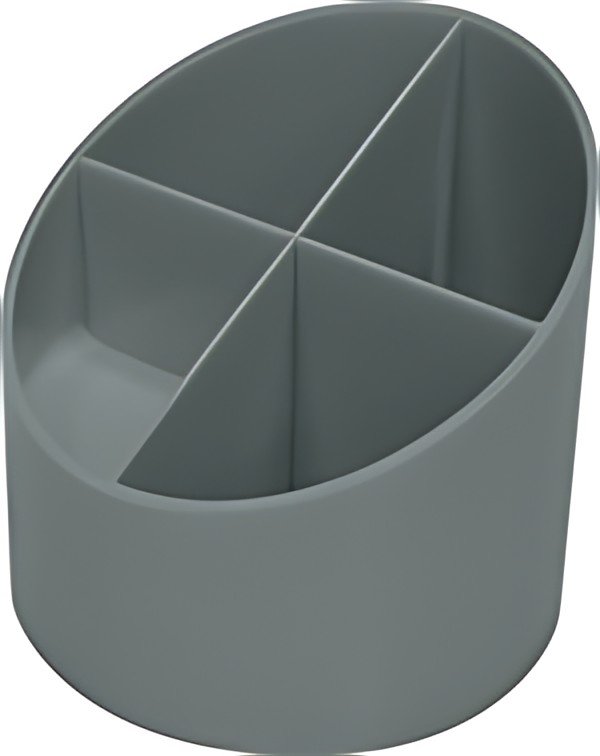 helit Multipot à crayons "the green cross", gris clair