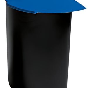 HAN Insert à déchets MOON, PP, 6 litres, avec couvercle bleu