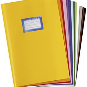 herlitz Protège-cahier format A4, gaufré (raphia), PP,violet