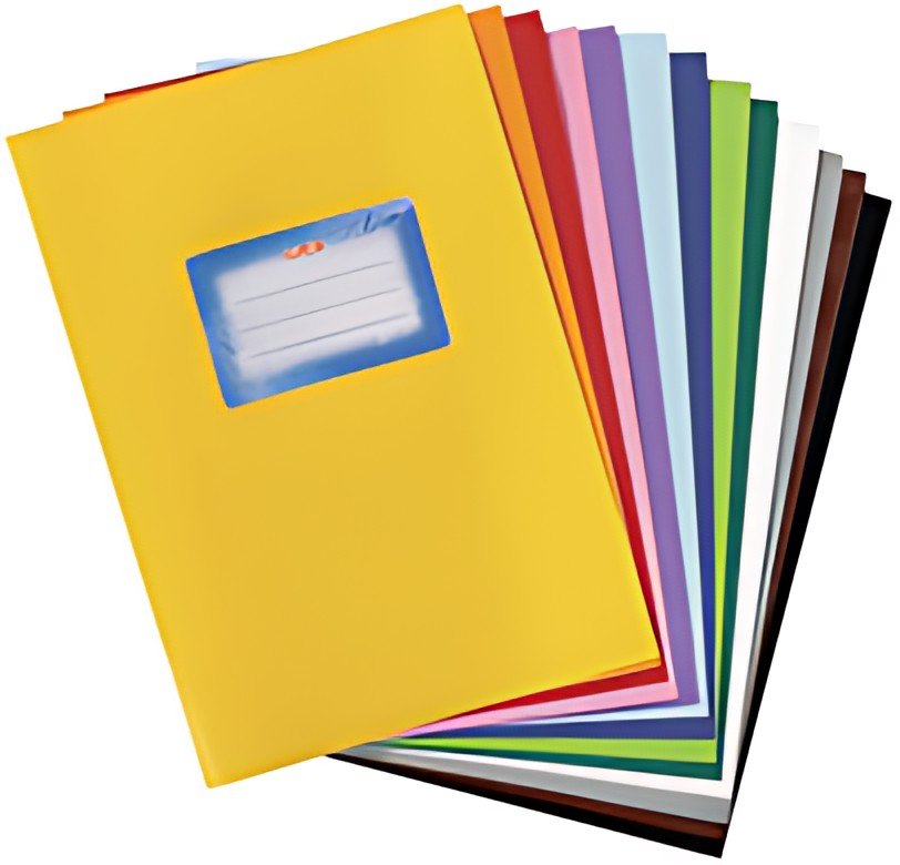 herlitz Protège-cahier format A5, gravé (paille), en PP
