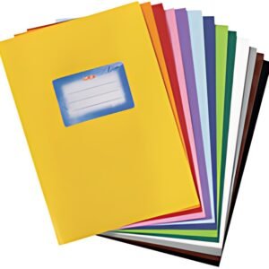 herlitz Protège-cahier format A5, gravé (paille), en PP