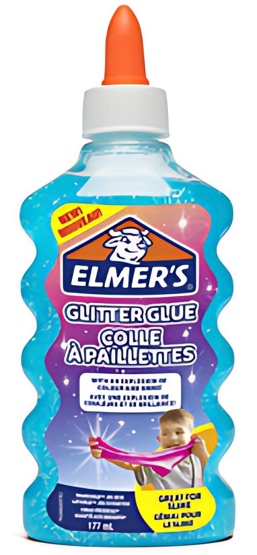ELMER'S Colle à paillettes "Glitter Glue", 177 ml, bleu