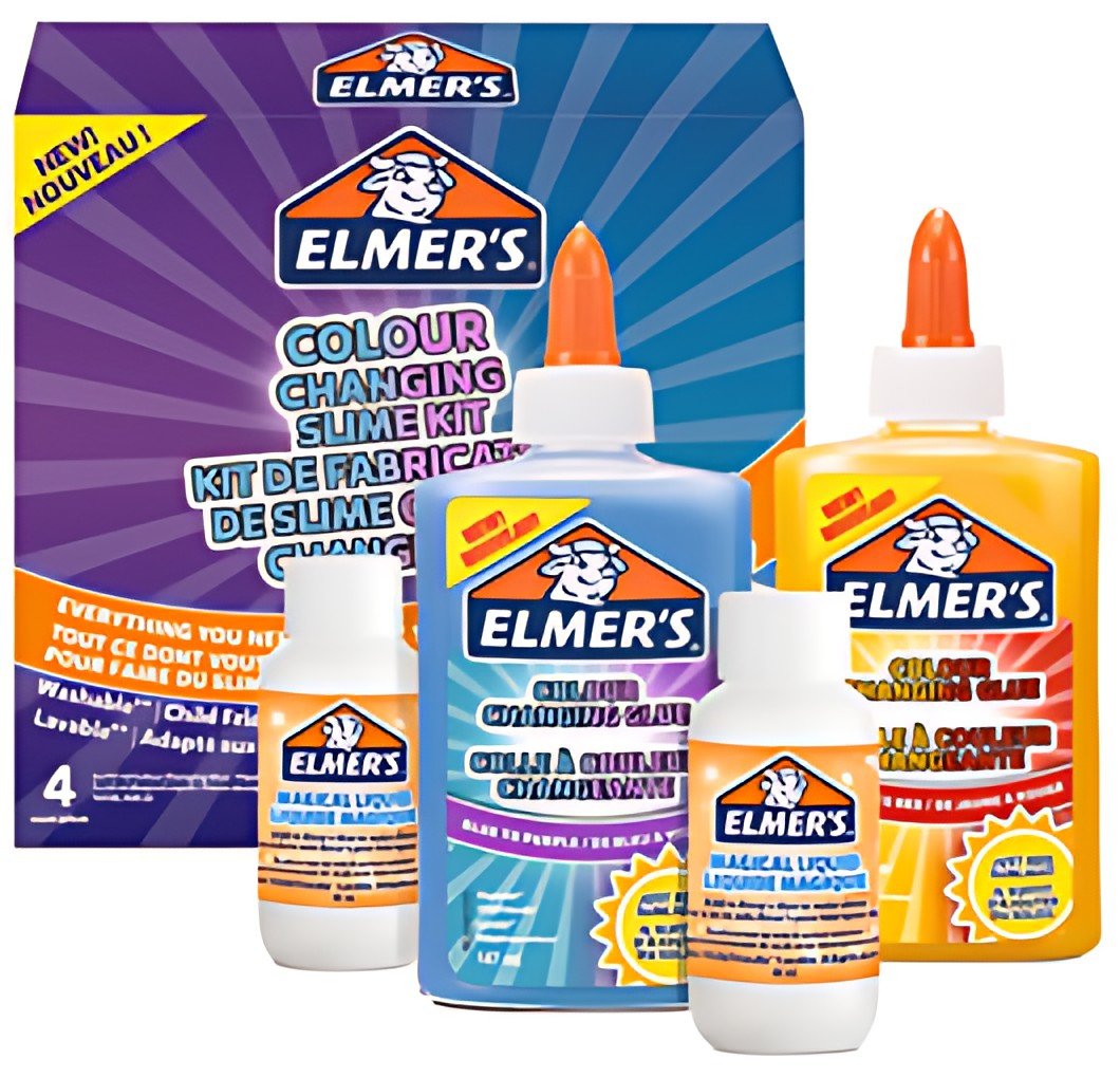 ELMER'S Slime Kit "Color Changing Slime Kit", 4 pièces
