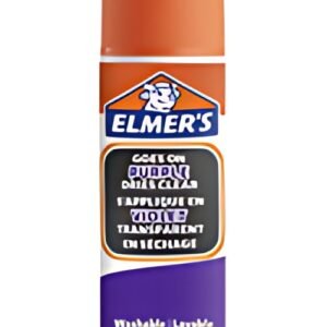 ELMER'S Bâton de colle Disappearing Purple, 40 g, blister x5