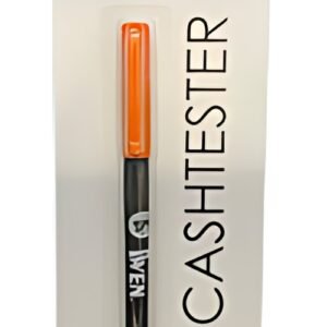 TWEN Stylo détecteur de faux billets, couleur: orange / noir