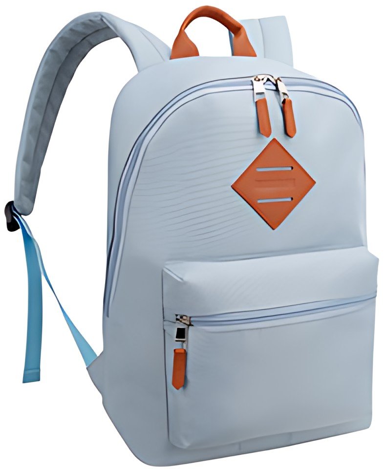 BESTLIFE School Sac à dos pour laptop COL-CAKE, bleu clair