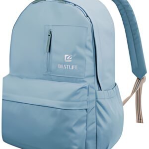BESTLIFE School Sac à dos pour laptop COL RAINBOW bleu clair