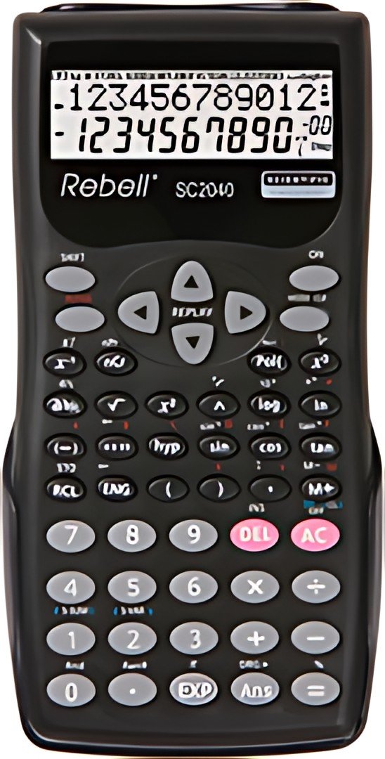 Rebell Calculatrice scolaire SC2040, noir