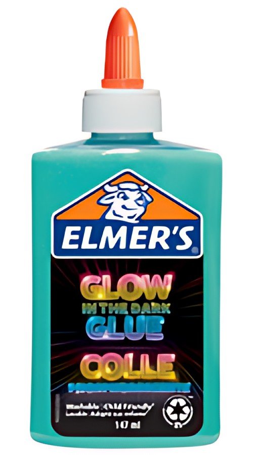 ELMER'S Colle liquide Glow in the Dark, 147 ml, bleu