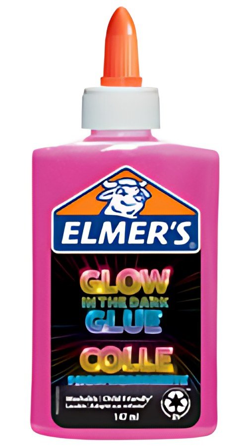 ELMER'S Colle liquide Glow in the Dark, 147 ml, rose