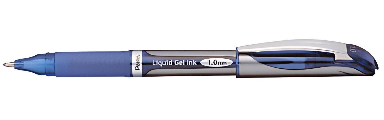 Pentel Stylo roller à encre gel EnerGel BL57, bleu