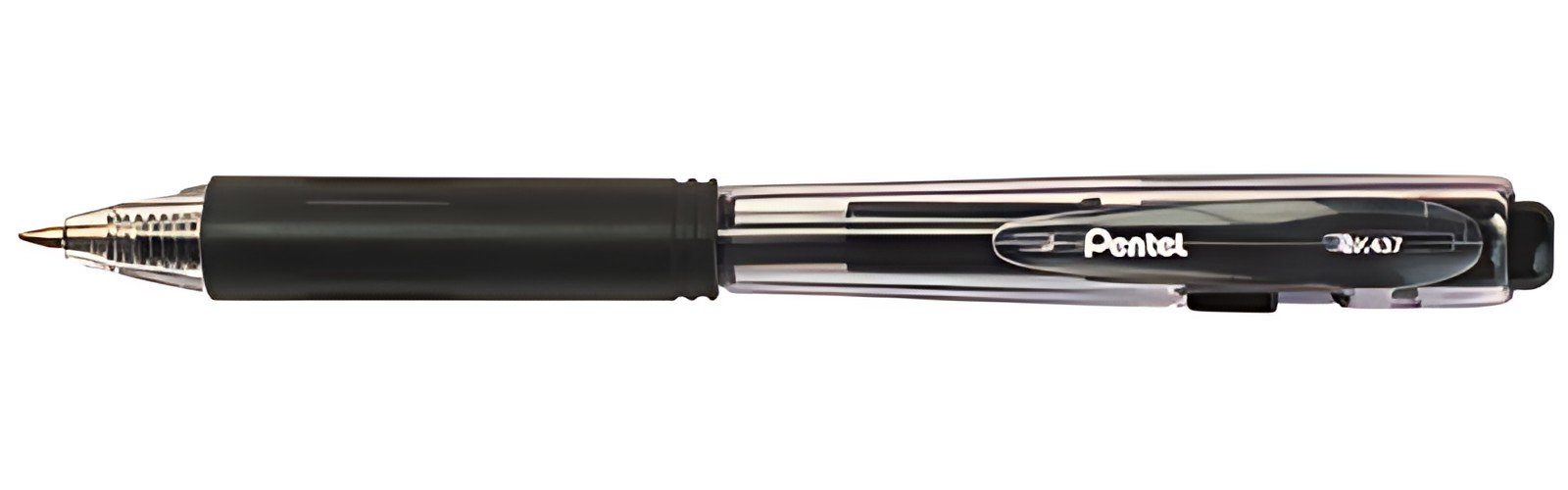 Pentel Stylo à bille rétractable BK437, noir