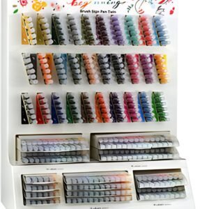Pentel Feutre pinceau BrushSignPen Twin, en présentoir