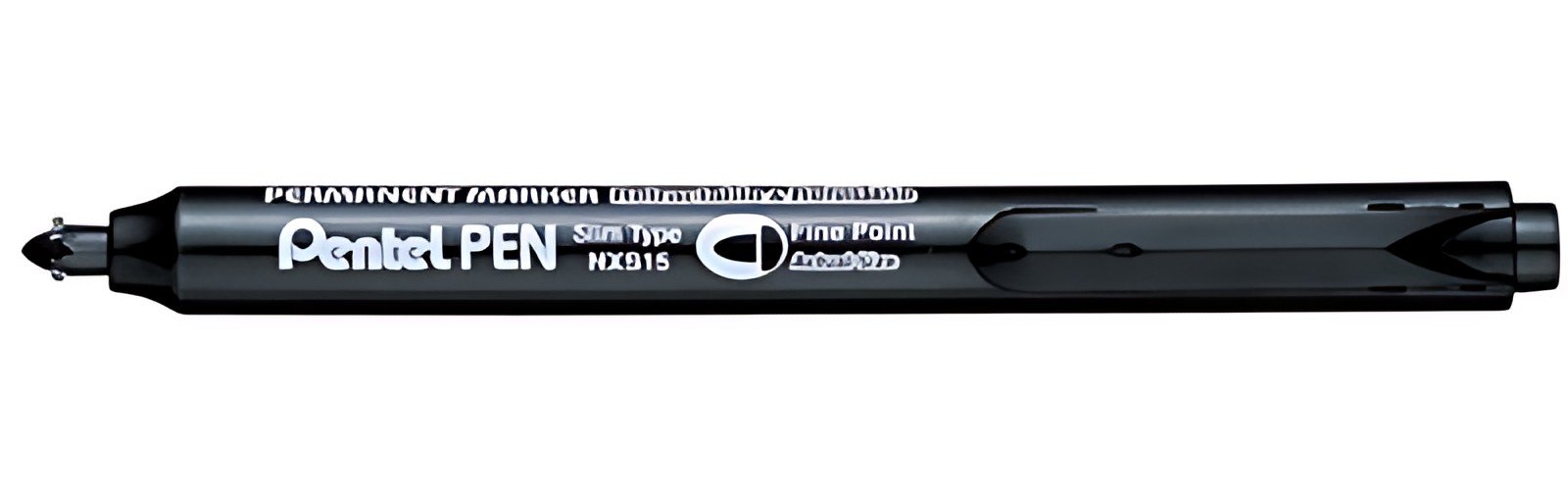 Pentel Marqueur permanent NXS15, rétractable, noir