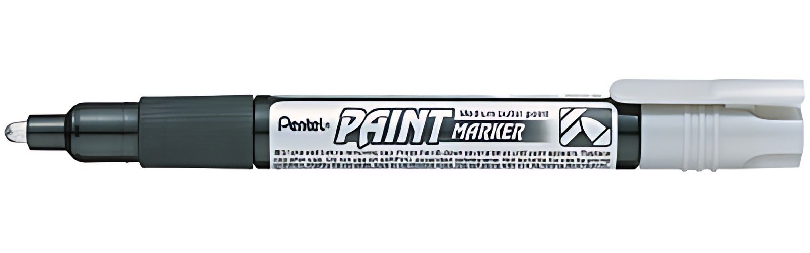 Pentel Marqueur permanent PAINT MARKER MMP20, argent