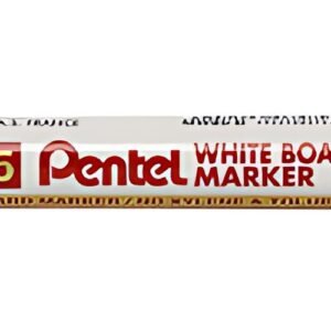 Pentel Marqueur pour tableau blanc MW85, pointe ogive, rouge