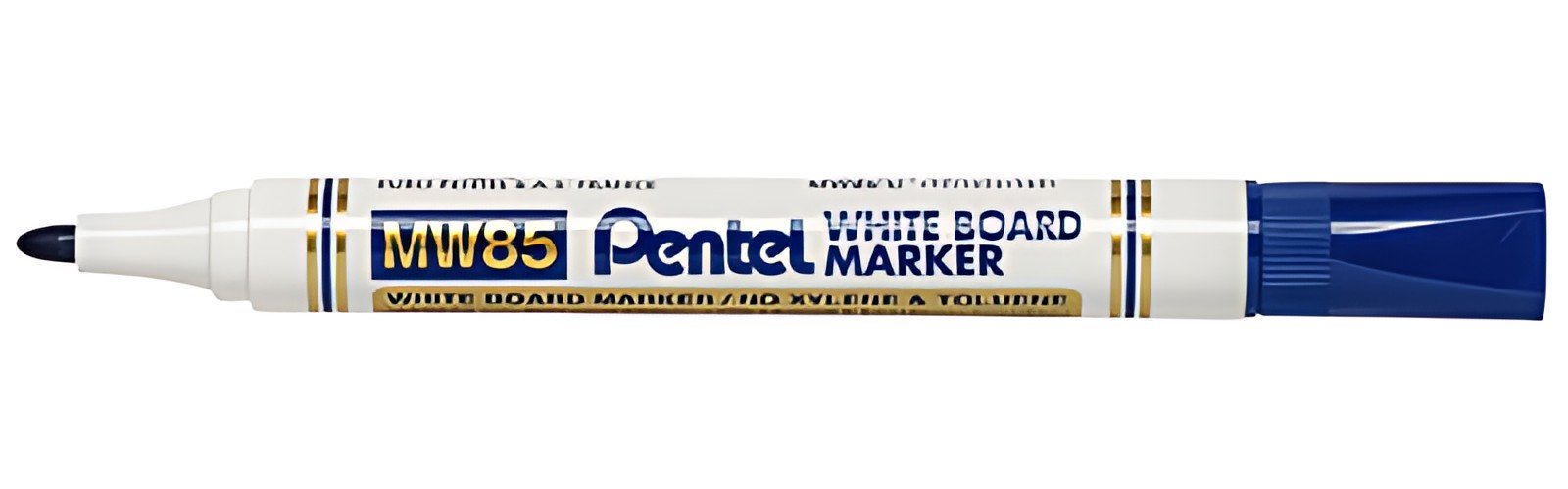 Pentel Marqueur pour tableau blanc MW85, pointe ogive, bleu