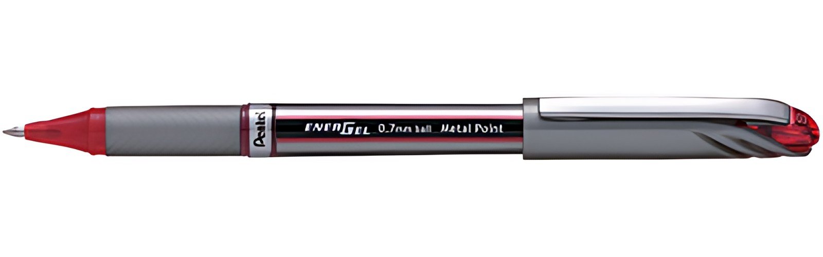 Pentel Stylo roller gel EnerGel Liquid Plus BL27, rouge