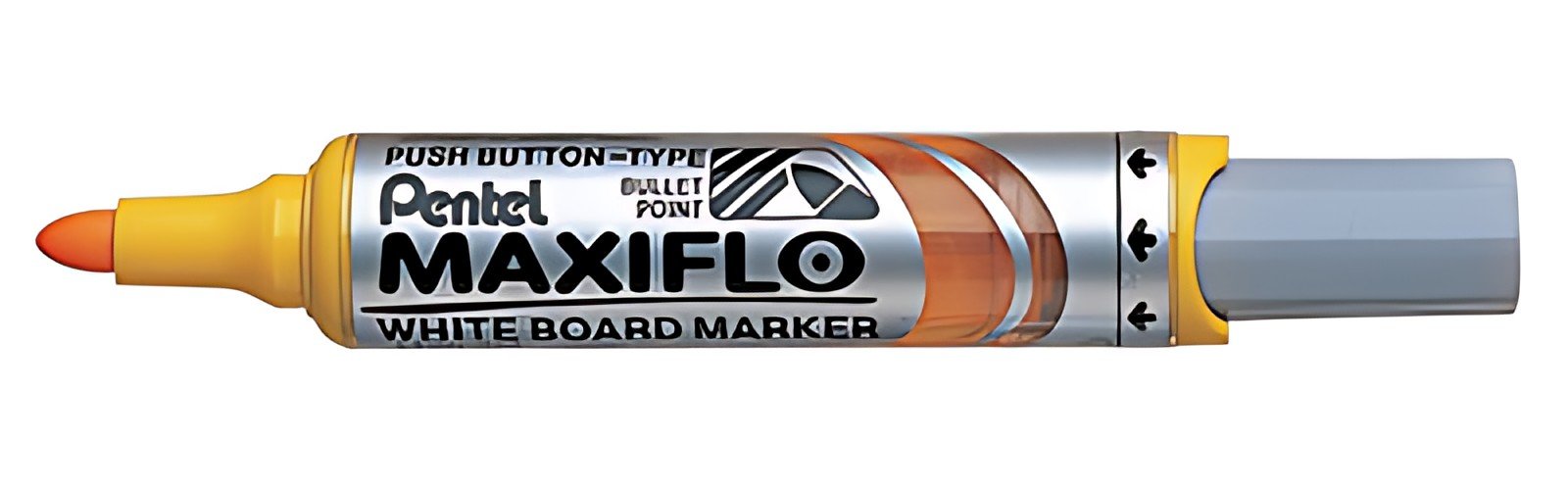 Pentel Marqueur pour tableau blanc MAXIFLO MWL5M, jaune