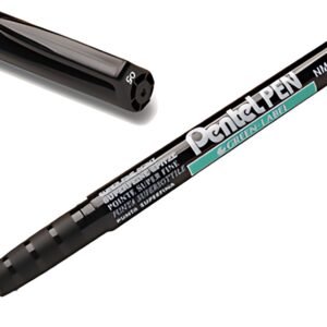 Pentel Marqueur permanent GREEN-LABEL NMF50, noir