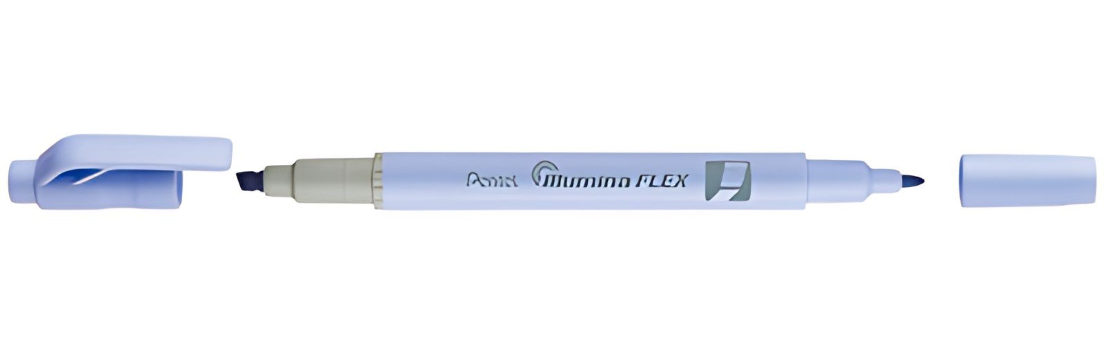 Pentel Surligneur Illumina Flex Pastel, bleu pastel