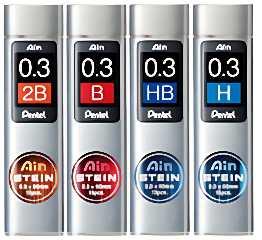 Pentel Mines fines pour porte-mines AIN STEIN C273, dureté B