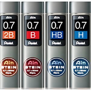 Pentel Mines fines pour porte-mines AIN STEIN C277,dureté 2B