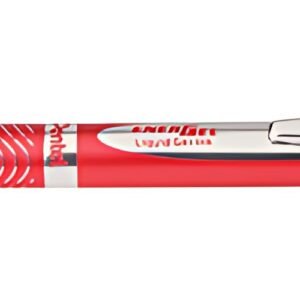 Pentel roller à encre gel EnerGel Sterling BL407, rouge
