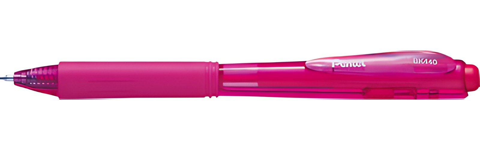 Pentel Stylo à bille rétractable BK440, rose