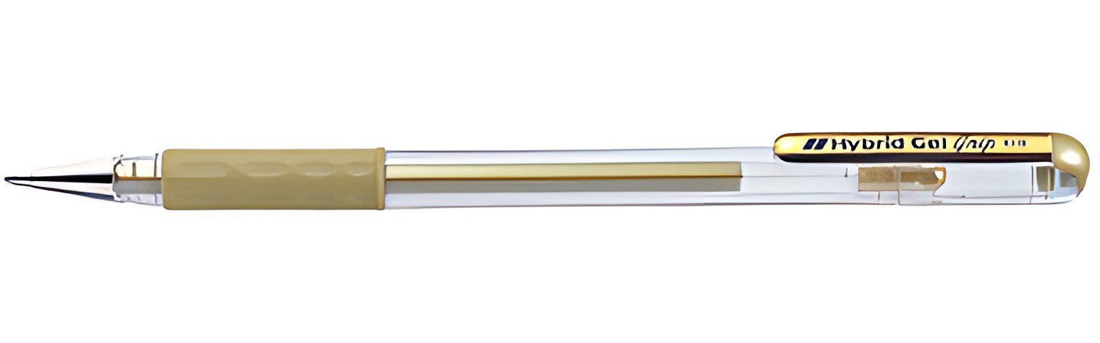 Pentel Stylo roller gel Hybrid Gel Grip Metallic K118, or