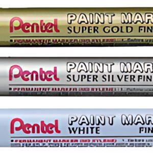 Pentel Marqueur laque PAINT MARKER MMP10, or