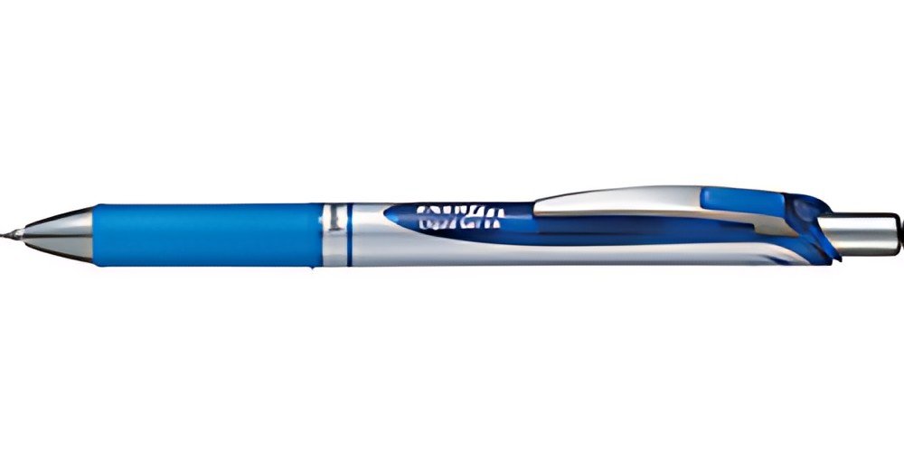 Pentel Stylo roller encre gel Energel BL77, bleu clair