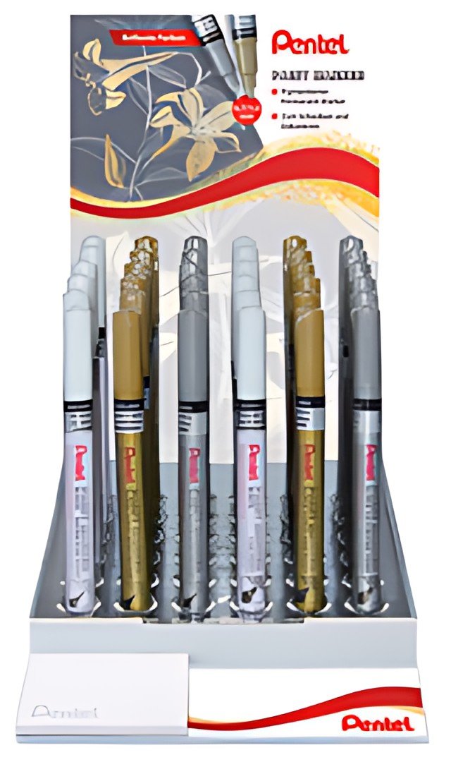 Pentel Marqueur peinture PAINT MARKER MSP10/MFP10,présentoir