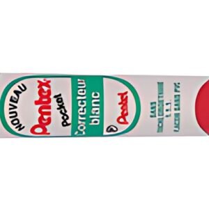 Pentel Stylo correcteur Pentex Pocket ZLC21W, blanc