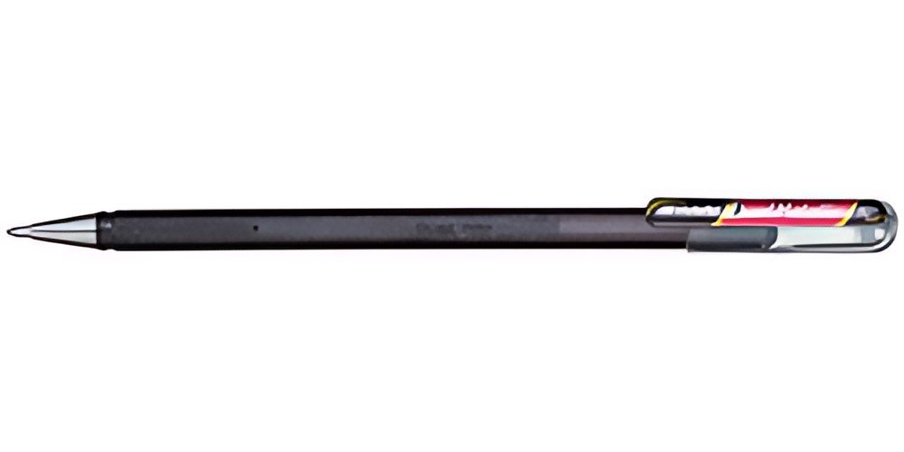 Pentel Hybrid Stylo roller encre gel "Dual Pen", noir/rouge