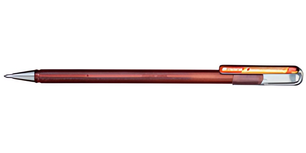 Pentel Hybrid Stylo roller encre gel "Dual Pen",orange/jaune
