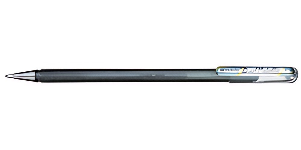 Pentel Hybrid Stylo roller encre gel "Dual Pen", argent