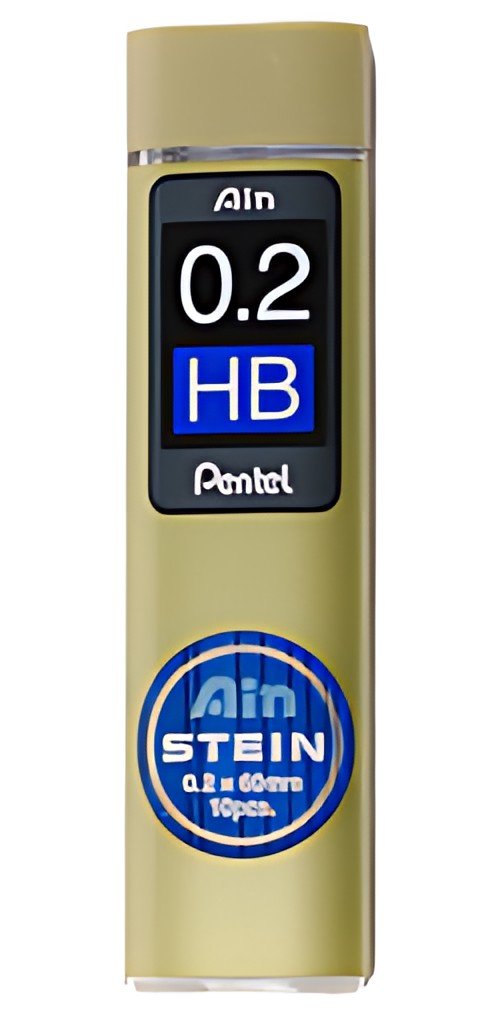Pentel Mines fines pour porte-mines AIN STEIN C272,dureté HB