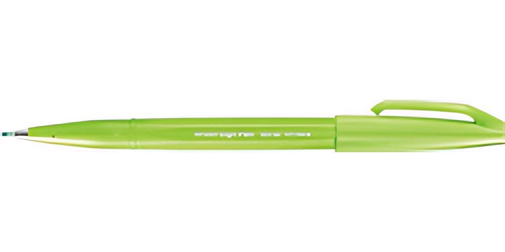 PentelArts Stylo feutre Brush Sign Pen SES 15, vert pastel