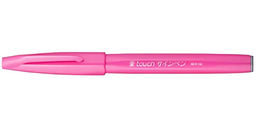 PentelArts Stylo feutre Brush Sign Pen SES 15, rose pastel