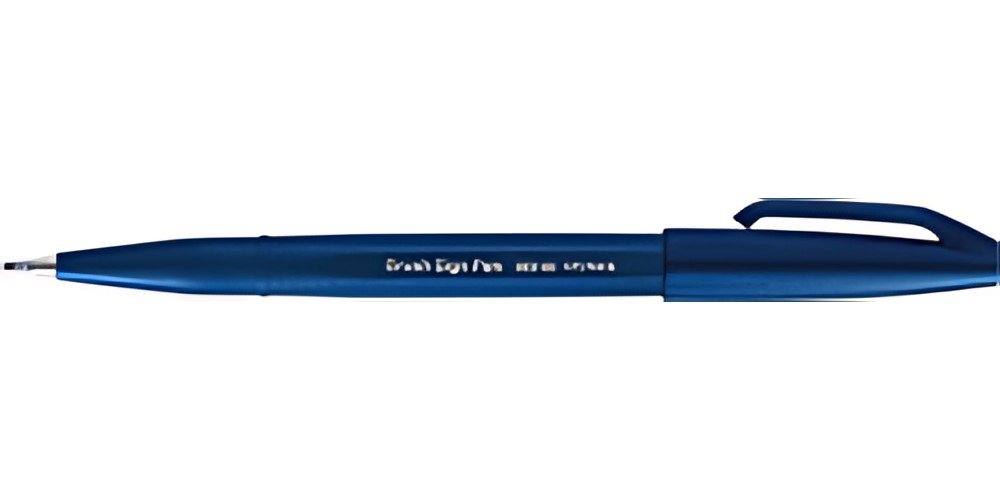 PentelArts Stylo feutre Brush Sign Pen SES 15, bleu nuit