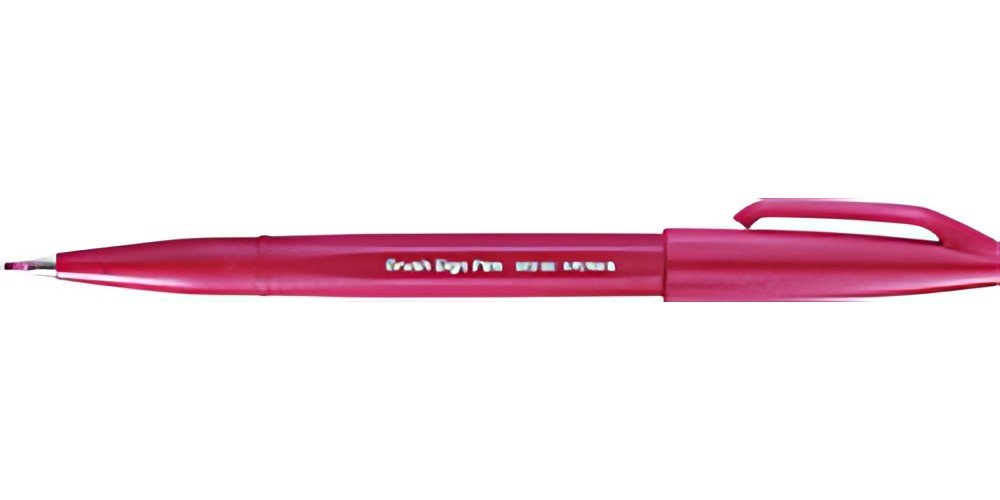 PentelArts Stylo feutre Brush Sign Pen SES 15, framboise