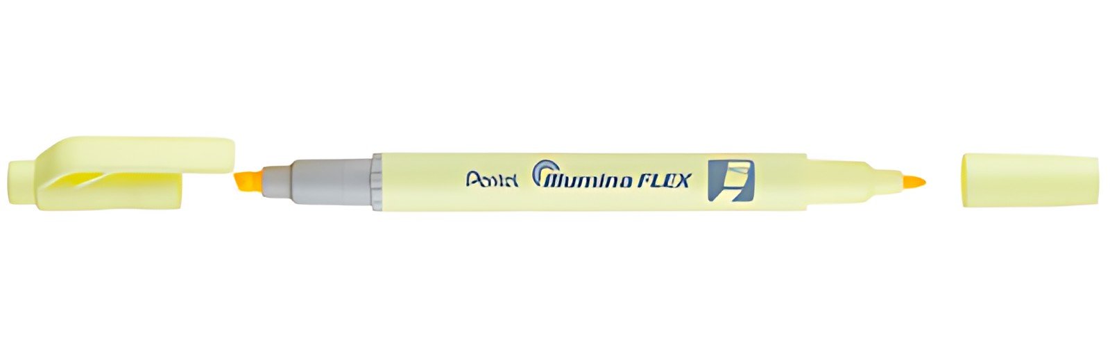 Pentel Surligneur Illumina Flex Pastel, jaune pastel