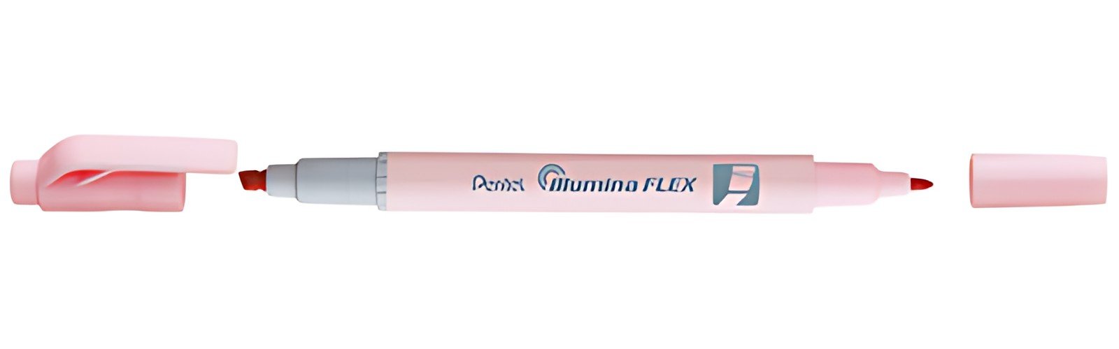 Pentel Surligneur Illumina Flex Pastel, rose pastel