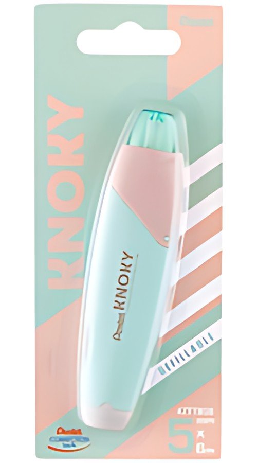 Pentel Ruban correcteur rétractable KNOKY, 5 mm x 6 m, vert